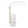 Nocna lampa glamour Mademoiselles 2220405001 marmurowa biały