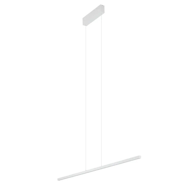 Wisząca lampa do salonu podłużna BAR 11583 LED 27W 3000K biała