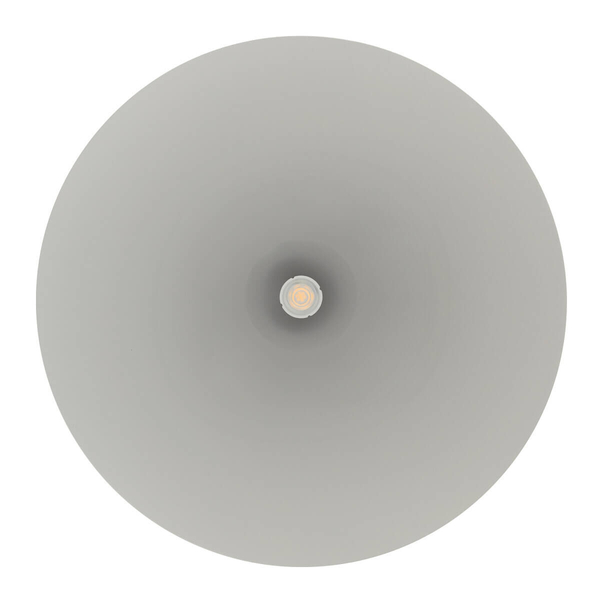 Lampa wisząca stożek Zenith 10872 Nowodvorski zwis do sypialni jedwabisty szary