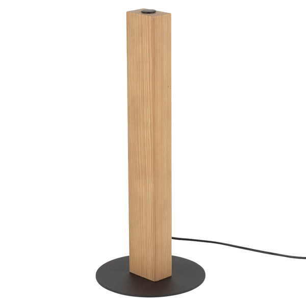Naturalna lampka nocna Teo 1412 TK Lighting podłużna słupek beżowa