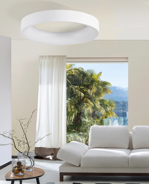 Sufitowa lampa pierścień ledowy Sovana AZ3435 40W 2700-6500K szara