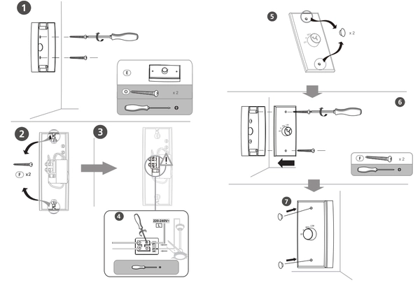 Sufitowy wentylator Ferro 0310 wiatrak nad łóżko do sypialni biały