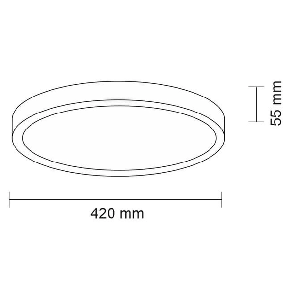 LAMPA sufitowa NOMI 7173 Shilo natynkowa OPRAWA okrągła LED 16W 3000K metalowa biała