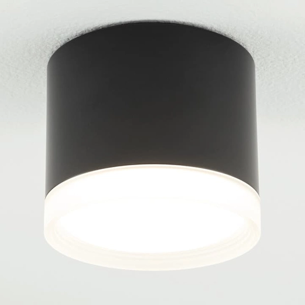 Lampa punktowa natynkowa Silba 10477 Nowodvorski okrągła tuba czarna