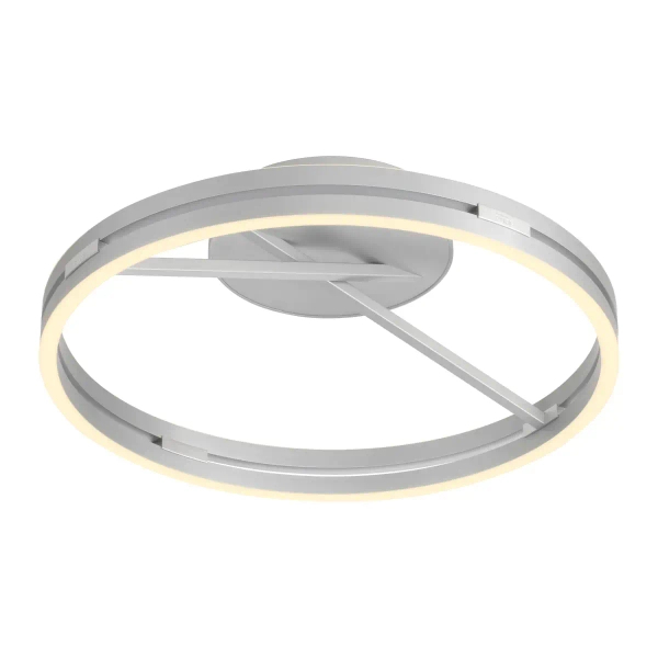 Sufitowa lampa na pilot PURE E-LOOP srebrna 6552-95 1xLED 20W 2700-5000K zmienna barwa