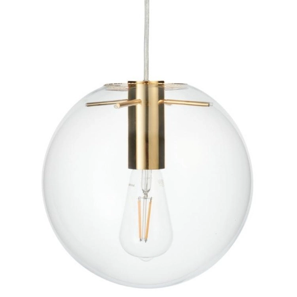 Lampa wisząca Tonda ST-8722P-S gold Step ball kula przezroczysta