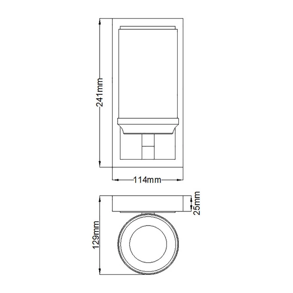 Ścienna lampa nad łóżko Amalia FE-AMALIA1-SBATH Feiss IP44 chrom