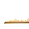 Wisząca lampa nad wyspę MONTANA ST-6490P/L LED 19W 3000K do jadalni złota