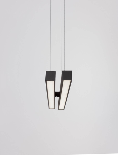 Lampa wisząca PUEBLA LE42799 Luces Exclusivas nad wyspę LED 40W 3000K czarna