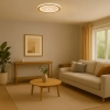 Sufitowy plafon ledowy Zofrael 71282 LED 34W 3000-6500K złoty