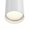 Sufitowa LAMPA spot FOCUS S C052CL-01W Maytoni metalowa OPRAWA plafon tuba biała