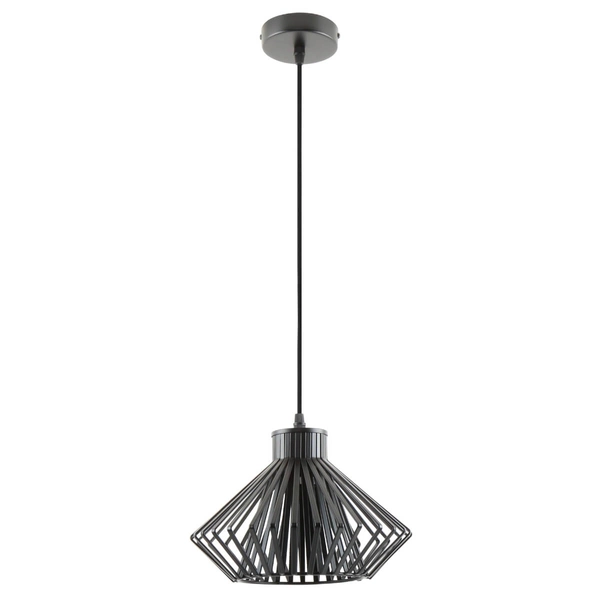 Metalowa lampa zwisowa do salonu Dolia A8080-BK Zumaline czarna