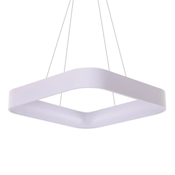Biała lampa wisząca Solvent square LED 120W wifi smart