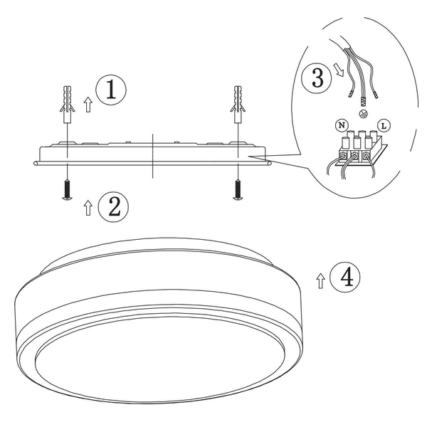 Plafon LAMPA sufitowa GLOBAL 28 105960 Markslojd łazienkowa OPRAWA okrągła LED 9W 3000K IP44 chrom biała