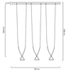 Loftowa lampa wisząca Atlas MSE010100280 Moosee LED 10W 3000K