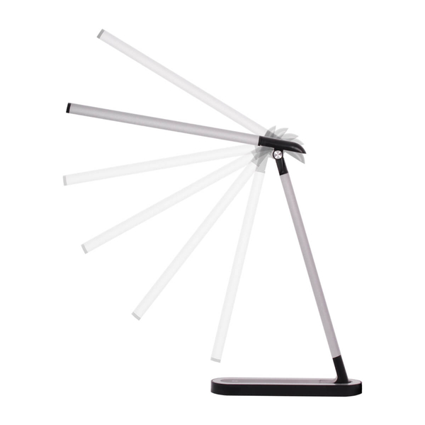 Ledowa biurkowa lampka Niko K-MT-206 CZARNY LED 5W 4000-6000K srebrna
