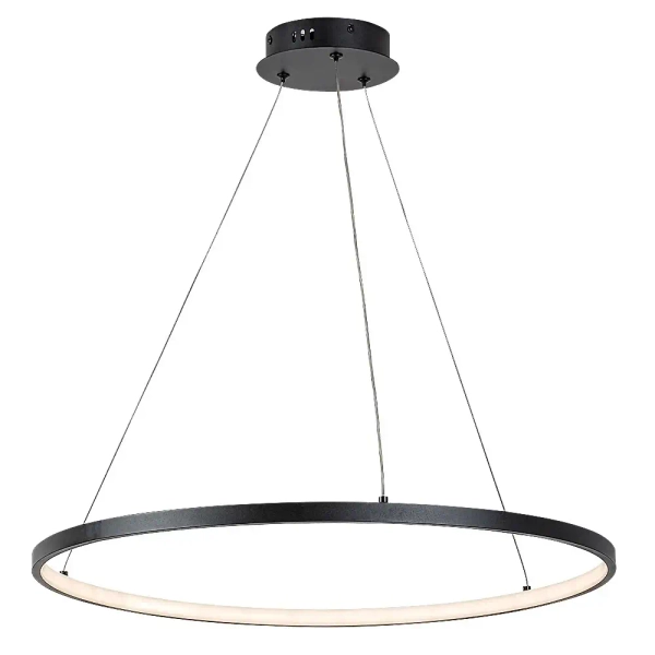Lampa zwisająca ring Beliza 72344 LED 55W 3000K do salonu czarny