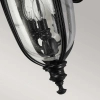 Elewacyjna LAMPA ogrodowa English FE-EB2-M-BLK Elstead FEISS zewnętrzna OPRAWA elewacyjna klasyczna outdoor IP44 czarna przezroczysta