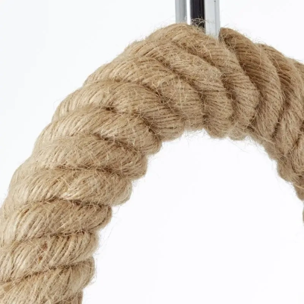 Podłogowa lampa lina Sailor 94979/09 z abażurem biała brązowa