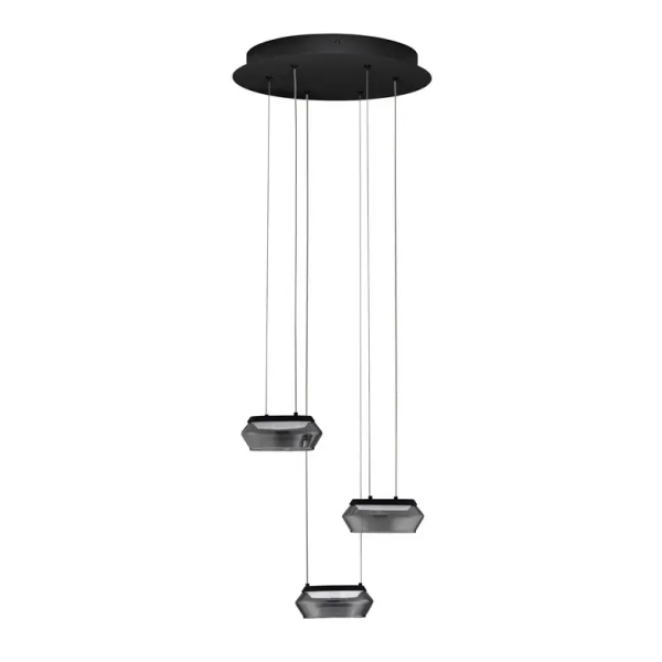 Potrójna lampa wiząca OVANIRA LE45195 LED 24W 3000K czarna