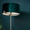 Salonowa lampa podłogowa Hayfield 95838 Endon zielona mosiądz