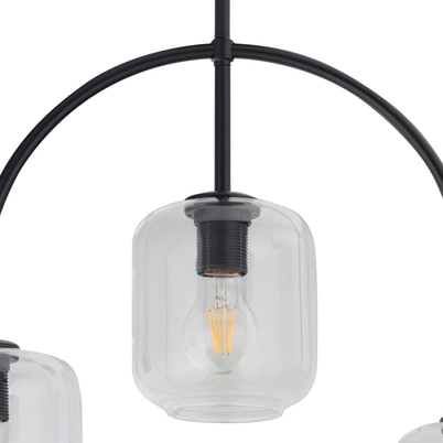 Loftowa lampa sufitowa SHINE 32245 Sigma łukowa nad stół czarna