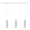 1-fazowa lampa szynowa zwisająca Pipe Ring Track ML2080 tubki biały