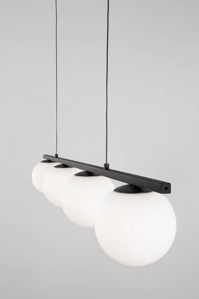 Nowoczesna lampa wisząca Ubeda LED 26W 3200K do pokoju czarna biała