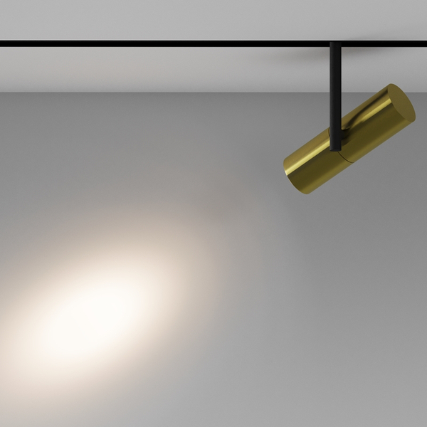 Lampa do szyn magnetyczna Elti TR005-4-12W-DS-BBS LED 12W 2700-6000K tubka mosiądz czarna