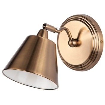 Ścienny reflektor Kempten KEM0775 klasyczny antyczny mosiądz