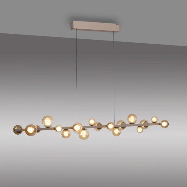 Regulowana lampa wisząca góra-dół E-POPUP brązowa 2558-97 18xLED 1,8W 2200-5000K CCt