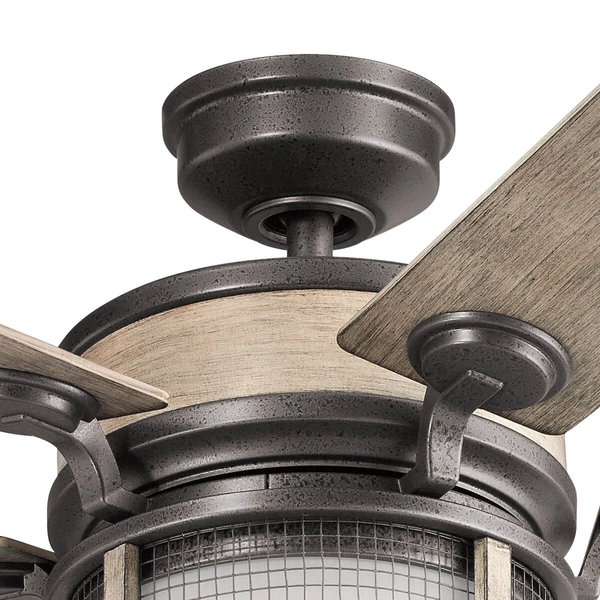 Lampowentylator sufitowy Ahrendale KLF-AHRENDALE-60-AVI LED 10W 3000K szary