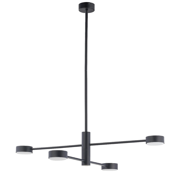 Regulowana LAMPA sufitowa ORBIT 7945 Nowodvorski loftowe molekuły pręty sticks czarne