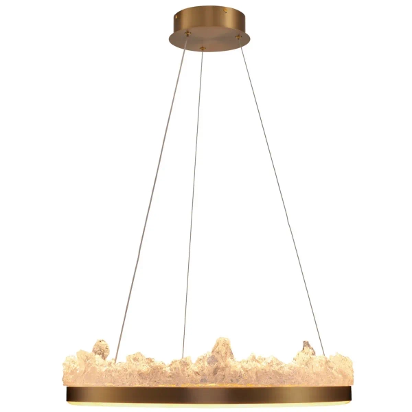 Pierścieniowa lampa wisząca Montana ST-6490P/1 LED 26W 3000K ring złoty