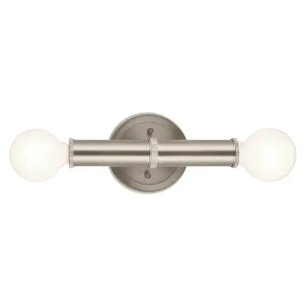 Podwójna lampa ścienna Torche QN-TORCHE-2W-BN LED 3W 3000K IP44 nikiel