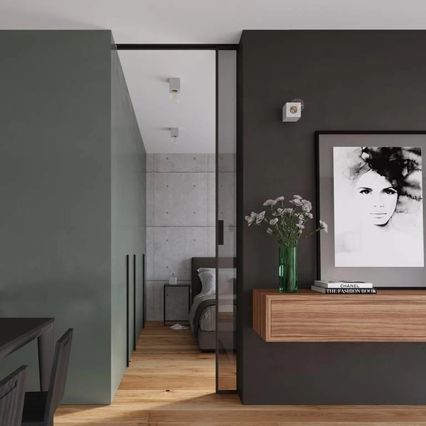 Downlight LAMPA sufitowa SL.0681 betonowa OPRAWA kostka cube beton szara