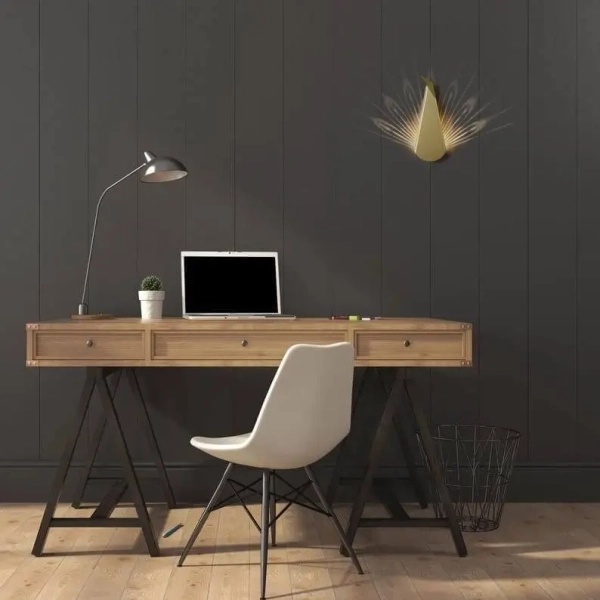 Ścienny kinkiet ORIGAMI PAWN-G metalowa LED 3W 3000K paw złoty