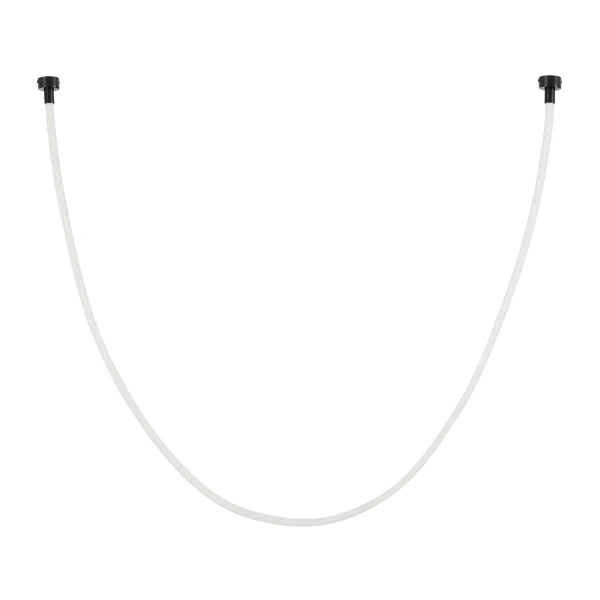 Lampa wisząca wąż ledowy SNAKE MD1021-3 biała czarna metal PVC LED 45W 3000K 3M nad stół