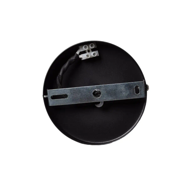 Okrągła lampa wisząca Dario ABR-LWO-DARIO-B metalowa biała złota