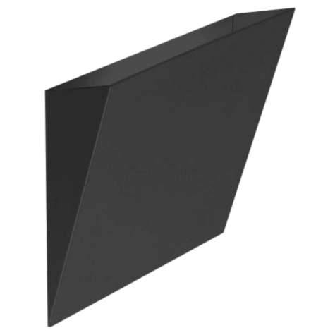 LAMPA ścienna KIOTO 4427 Shilo kwadratowa OPRAWA przyścienna czarna