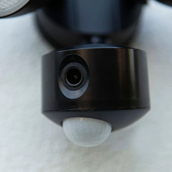 Kinkiet ścienny z czujnikiem DRACO 7622220012 IP44 LED 19W 5000K czarny