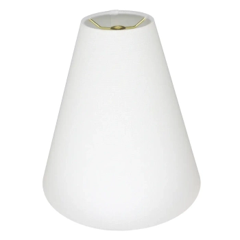 Stożkowy abażur do lampy BARI PART-SHD-WH-BAR biały