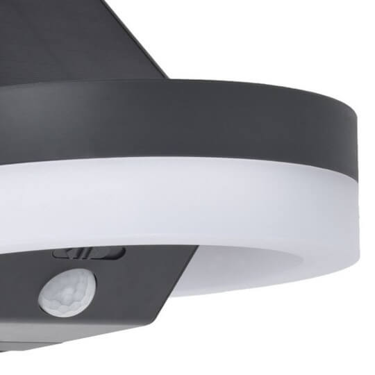 Elewacyjna lampa z czujnikiem RUNDA 6915801335 LED 12W 4000K IP54 czarna