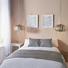 Designerska lampa wisząca do jadalni srebrna Delphine OUTLET