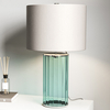 Biurkowa lampa QN-RENO-GREEN-PN pryzmat zielona nikiel