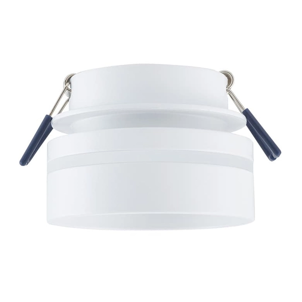 Sufitowa lampa z klipsem Mljet 10494 Nowodvorski podtynkowa okrągła biała