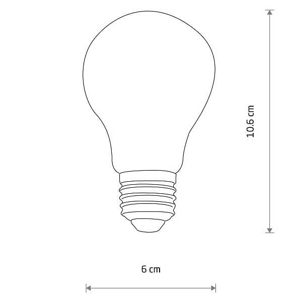 Żarówka 10588 Nowodvorski LED 10W 3000K 1100lm 230V szklana biała