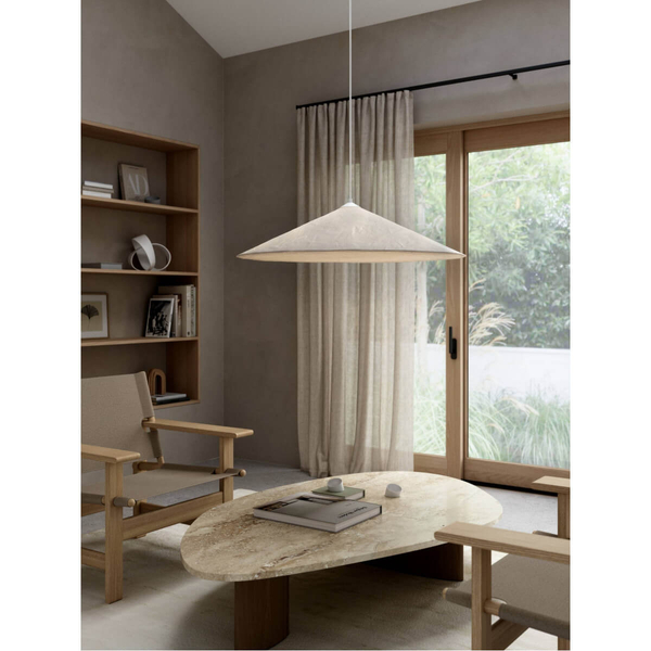 Lampa zwieszana Hill 2220103060 DFTP japandi minimalistyczna biała