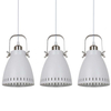 LAMPA wisząca FRANKLIN MD-HN8026S-3-WH+S.NICK Italux metalowa LISTWA industrialna OPRAWA zwis loft biały