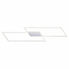 Metalowa lampa sufitowa Inigo LED 40W 3000K do salonu aluminium